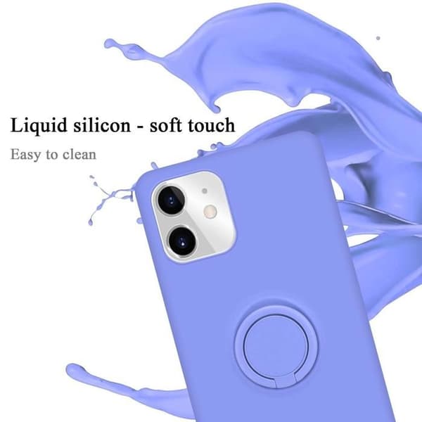 Skal för iPhone 11 i LIQUID LIGHT PURPLE Stötskydd Violett