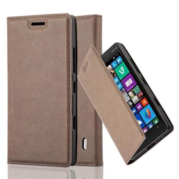 Cadorabo Fodral till Nokia Lumia 929 - 930 i KAFFEBRUNT
