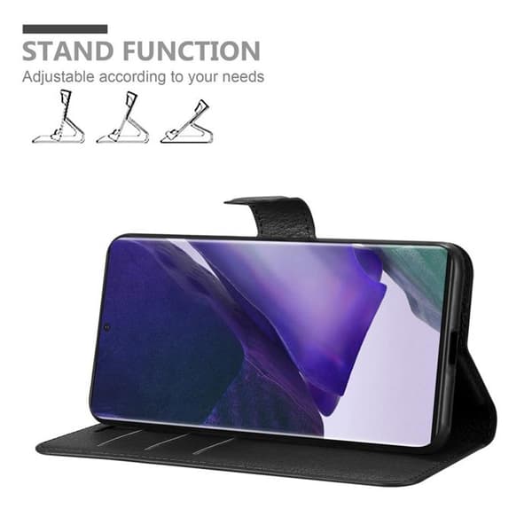 Fodral för Samsung Galaxy NOTE 20 PLUS i JET BLACK Svart