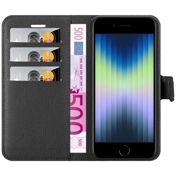 Etui för iPhone SE4 i JETSVART Svart