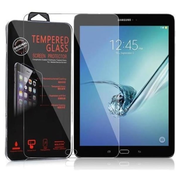 Cadorabo skärmskydd för Samsung Galaxy Tab S2 (9,7 tum) 0,3 mm rundade hörn härdat glas HÖG TRANSPARENS