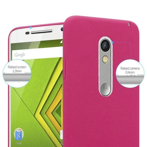 Cadorabo Fodral till Motorola MOTO X PLAY - i rosa - hårt plastskydd