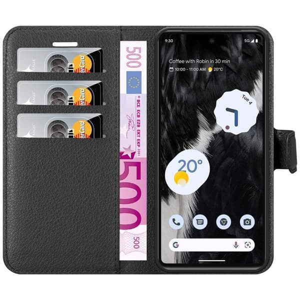 Etui för Google PIXEL 7 i JET BLACK Svart
