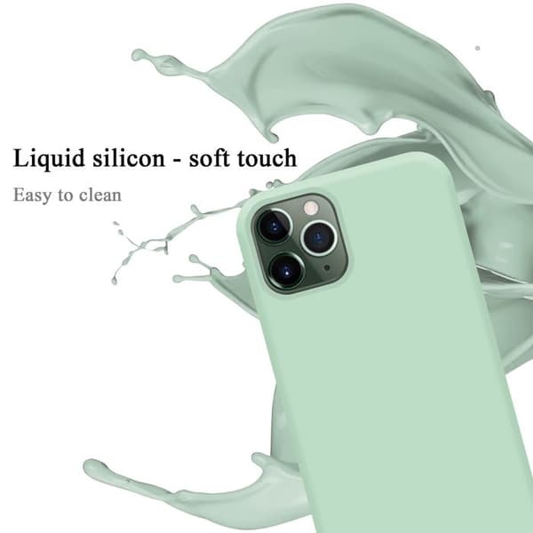 Skal för iPhone 11 PRO MAX Stötabsorberande i LIQUID LIGHT GREEN Grön