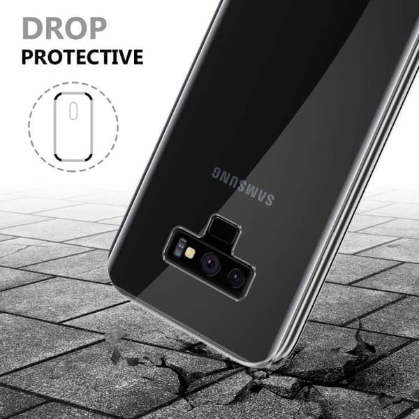 Transparent skydd för Samsung Galaxy NOTE 9, helskydd Vit