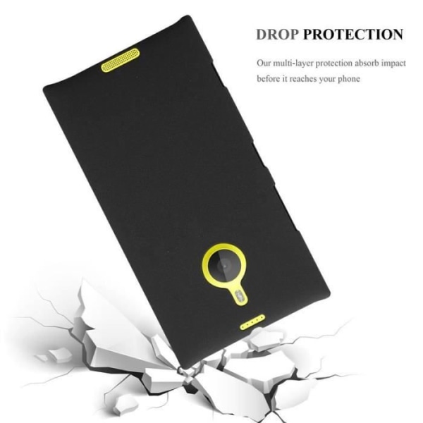 Coque - CADORABO - Nokia Lumia 1520 - Hårdskydd - Matt design - Färg svart Svart