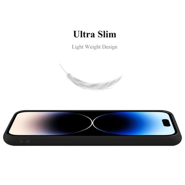 Skal för iPhone 14 PRO MAX CANDY SVART Stötsäker Silikon Svart