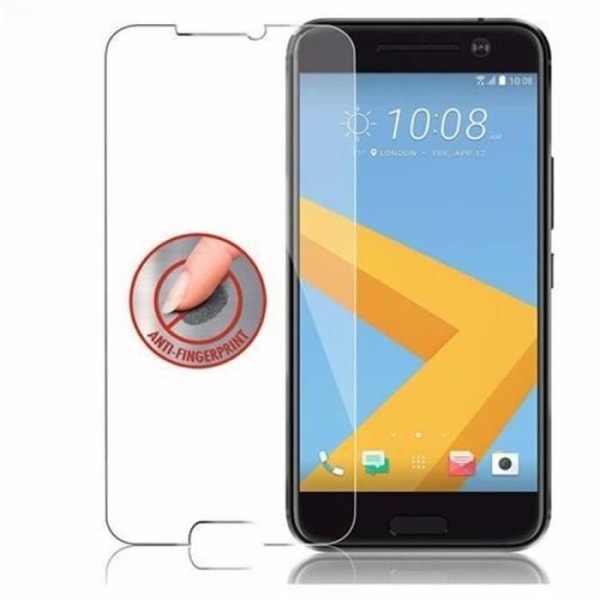 Cadorabo härdat glas HTC 10 skärmskydd härdat skydd för display TRANSPARENT Transparent
