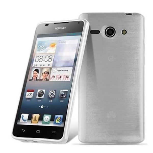 Huawei ASCEND G520 / G525 Fodral SILVER Cadorabo DESIGN BORSTAD TPU Silikonskydd Fodral Skydd Ultra Slim Bumper Pengar