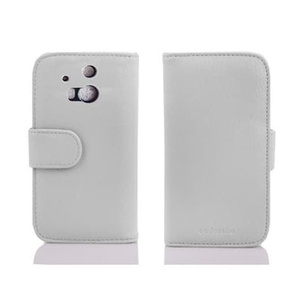 Etui för HTC ONE M8 Skal i VIT MAGNESIUM Skydd Vit