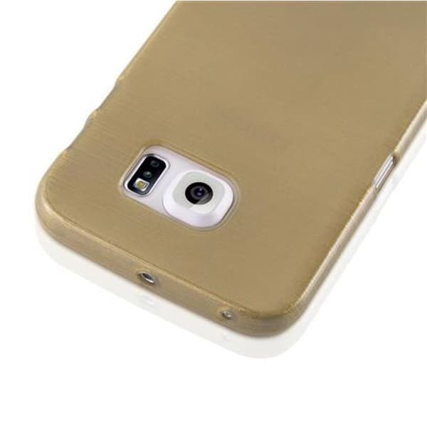 Skyddsfodral för Samsung Galaxy S6 EDGE Guld Stötskydd Gul