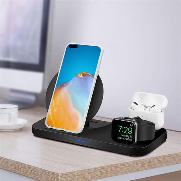 Skyddsfodral för Huawei P40 PRO / P40 PRO+ i Marmor Grå Vit Blå Nr. 2 Blå
