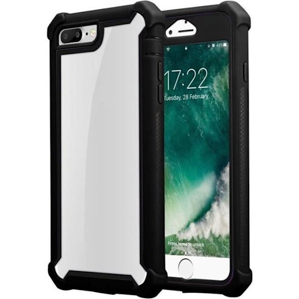Cadorabo Fodral till Apple iPhone 7 PLUS - 7S PLUS - 8 PLUS i BLACK ALDER