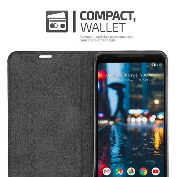Fodral för Google PIXEL 2 XL Skal i MÖRK BRUN brun
