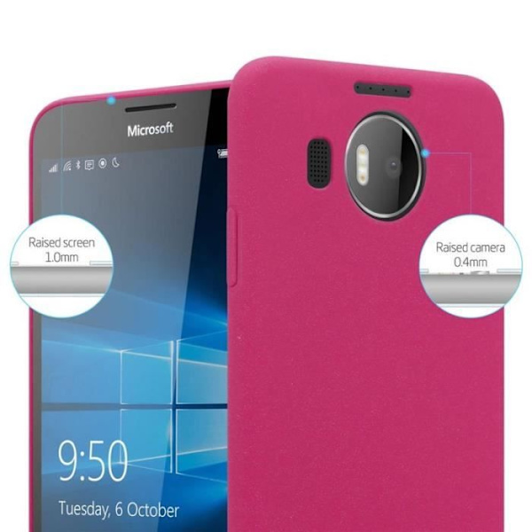 Coque - CADORABO - Nokia Lumia 950 XL - Hård Skydd - Matt Design - Färg Rosa Rosa