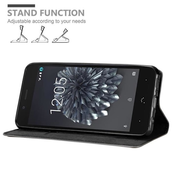 Cadorabo Fodral till BQ Aquaris X5 i KAFFEBRUNT