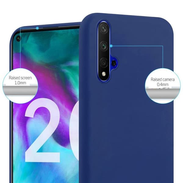 Skyddsfodral för Honor 20 / 20S / Huawei NOVA 5T CANDY MÖRKBLEU Stötskydd Silikon Blå