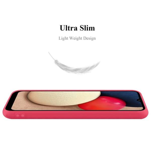 Skyddsfodral för Samsung Galaxy A02s CANDY RÖD Stötsäker Silikon Röd