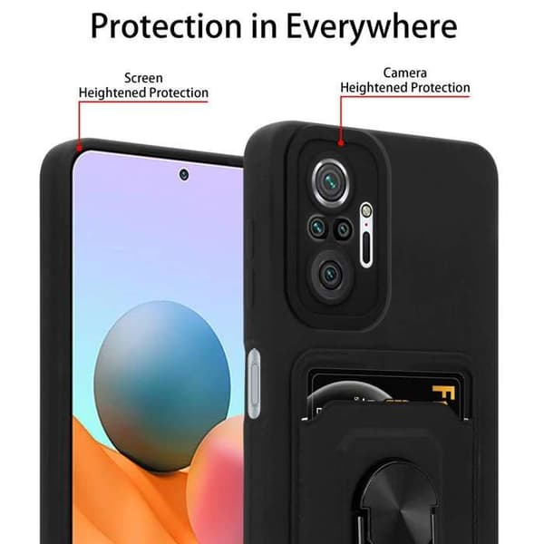 Skyddsskal för Xiaomi RedMi NOTE 10 PRO med justerbar axelrem Svart