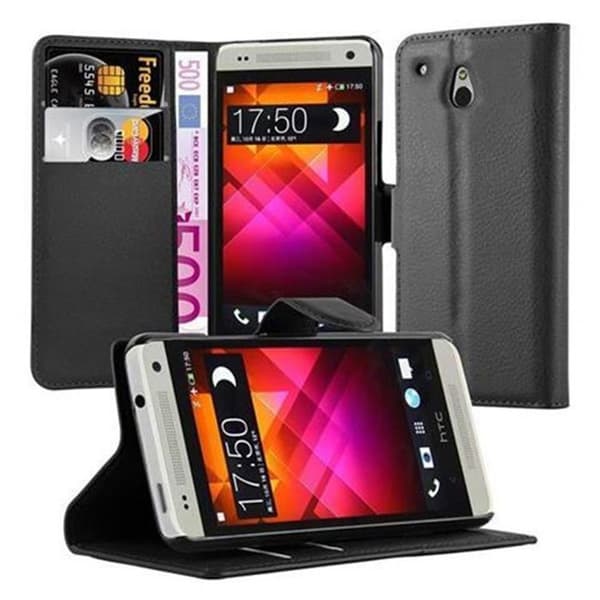 Etui för HTC ONE M4 MINI i JET BLACK Svart