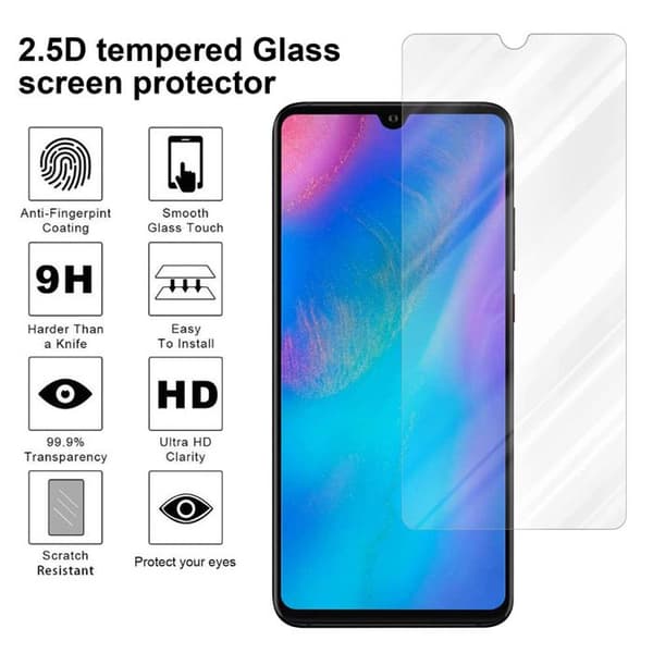 Härdat skärmskydd för Huawei P30 Vit