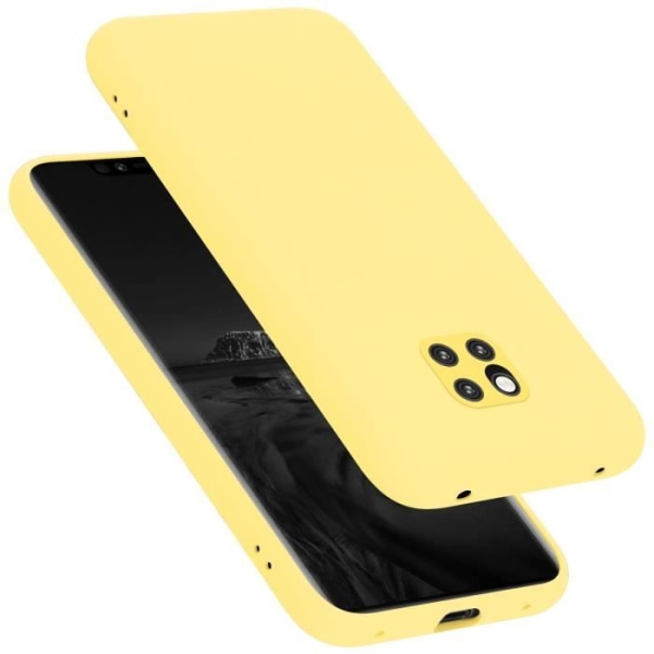 Fodral till Huawei MATE 20 PRO i LIQUID Yellow Cadorabo Cover Silikon TPU