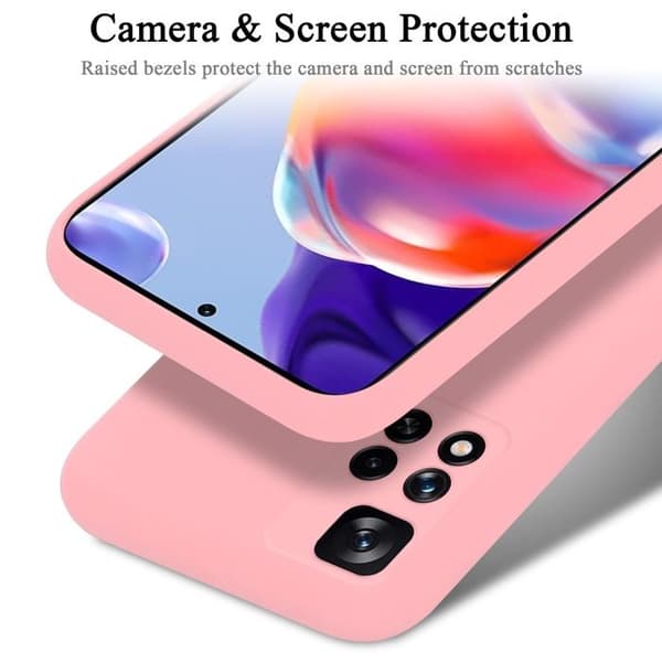Skyddsskal för Xiaomi RedMi NOTE 11 PRO+ Stötskydd i LIQUID PINK Ros