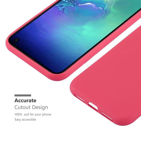 Skyddsfodral för Samsung Galaxy S10e CANDY RÖD Stötsäker Silikon Röd