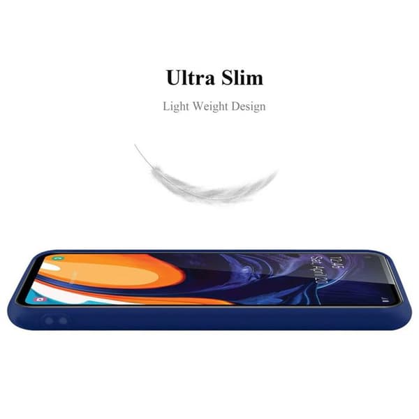 Skyddsfodral för Samsung Galaxy A60 / M40 CANDY MÖRKBLEU Stötskydd Silikon Blå