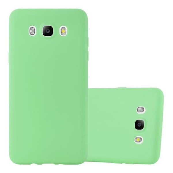 Samsung Galaxy J5 2016 (6) Fodral CANDY PASTELL GREEN Cadorabo DESIGN CANDY Cover TPU Silikonskydd Fodral Cover Ultra Slim Bumper