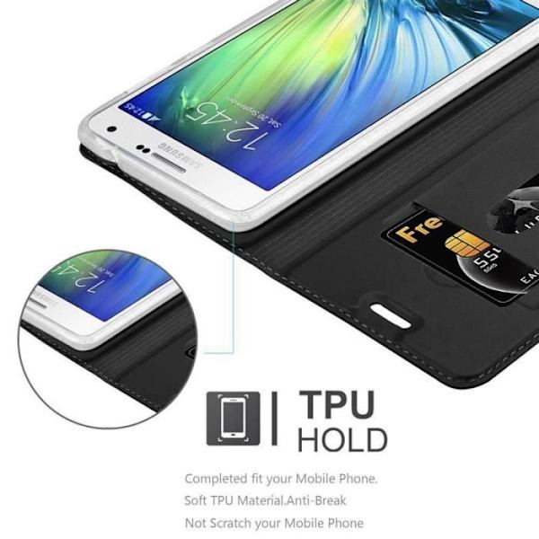 Cadorabo Fodral till Samsung Galaxy A7 2015 i KLASSIG SVART