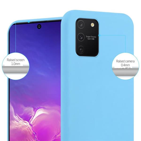 Skyddsfodral för Samsung Galaxy A91 / S10 LITE / M80s CANDY BLÅ Stötabsorberande Silikon Blå