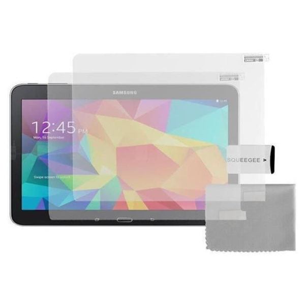 Cadorabo Samsung Galaxy Tab 4 8,0 tum 2x skärmskyddsfilm TRANSPARENT Display Flexibel antireflekterande antireflexeffekt