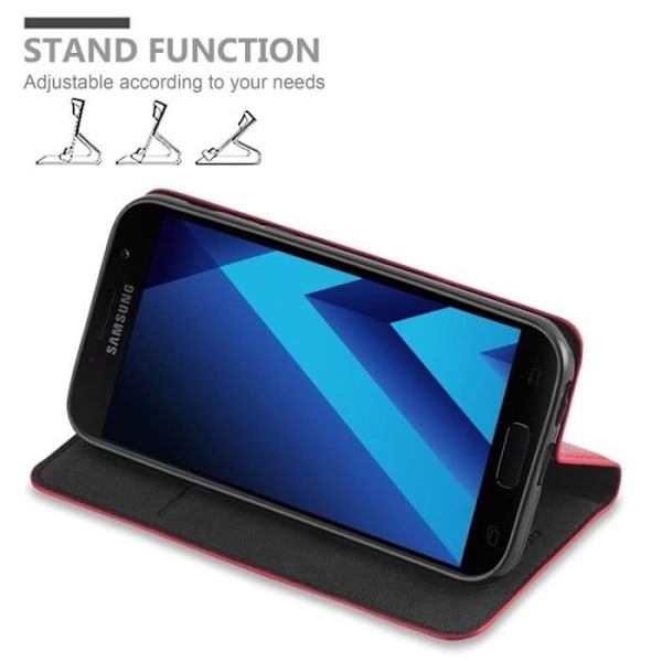 Cadorabo Fodral till Samsung Galaxy A7 2017 i APPLE RÖTT