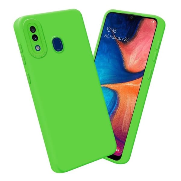 Skyddsfodral för Samsung Galaxy A20 / A30 / M10s i FLUID GRÖN Stötsäker Skyddsfodral Grön