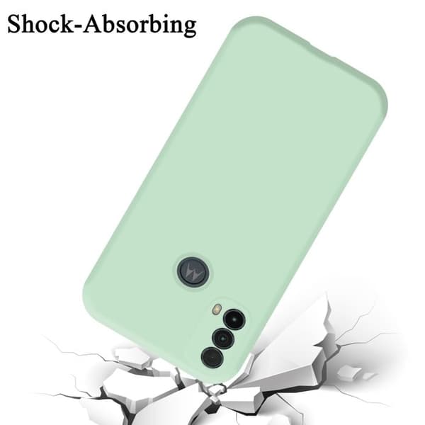 Skyddsskal för Motorola MOTO E20 / E30 / E40 Stötskydd i LIQUID LIGHT GREEN Grön