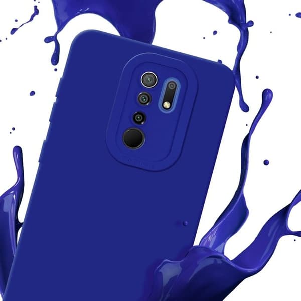 Skyddsfodral för Xiaomi RedMi 9 i FLUID BLÅ Stötsäker Blå
