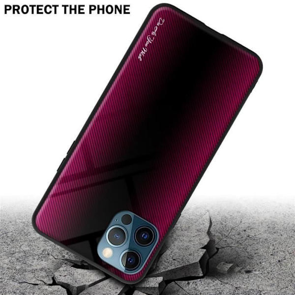 Fodral till Apple iPhone 13 PRO MAX Skal i CRAMIN ROSE Fodral Skydd i härdat glas och TPU silikon