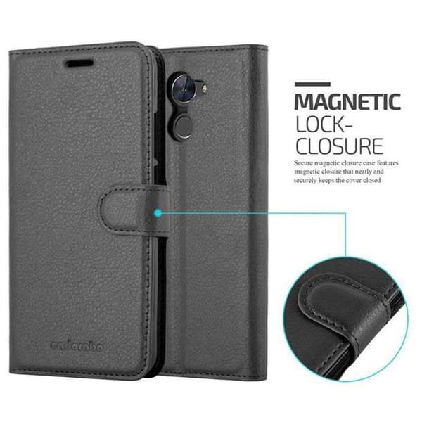 Fodral för Huawei Enjoy 7 PLUS i JET BLACK Svart