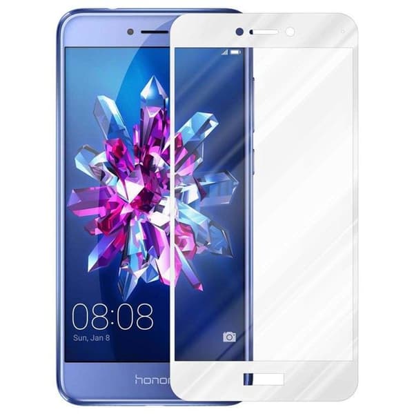 Helt härdat skärmskydd för Honor 8 LITE Vit