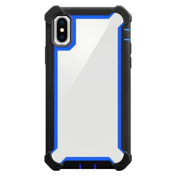 Cadorabo Fodral för Apple iPhone X - XS i BLÅSVART - 2-i-1