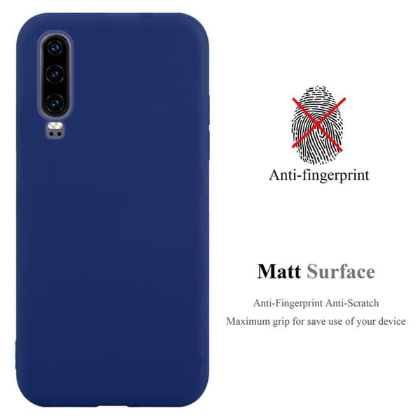 Skyddsfodral för Huawei P30 CANDY MÖRKBLEU Stötskydd Silikon Blå