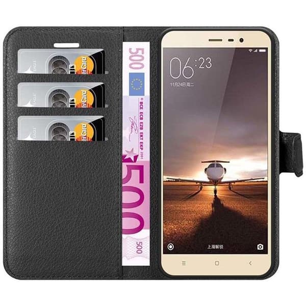 Etui för Xiaomi RedMi PRO i JETSVART Svart