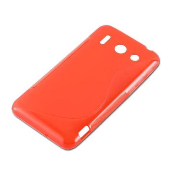 Huawei ASCEND G510 CHERRY RED Fodral Cadorabo DESIGN S Gel TPU Silikonskydd Fodral Skydd Ultra Slim Bumper