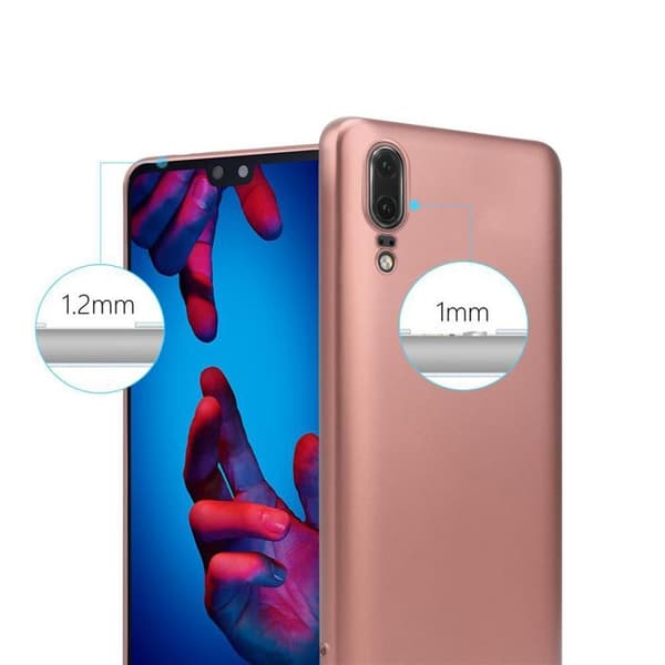 Skyddsfodral för Huawei P20 Skyddsfodral i MATTE ROSÉ METALLIC Design Ros