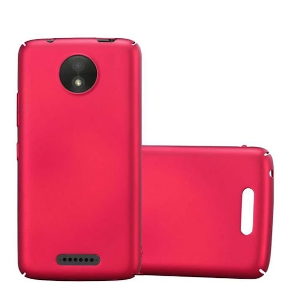 Coque - CADORABO - MOTO C - Metallisk Röd - Stötsskydd - Elegant Design Röd