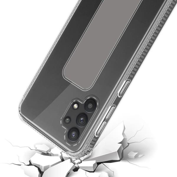Skydd för Samsung Galaxy A32 4G GRÅ med stöd och ställfunktion Grå