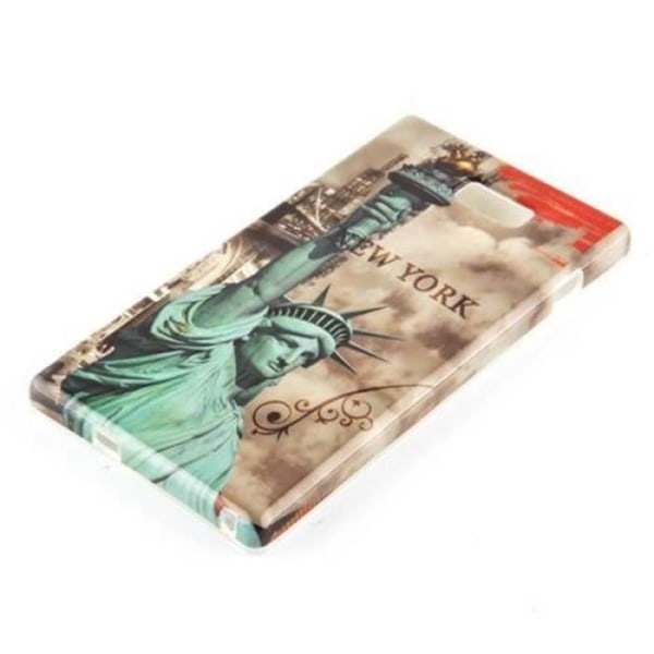 Cadorabo - Hard Case > Sony Xperia M2 < – Fodral Cover Bumper Design: STATY OF LIBERTY