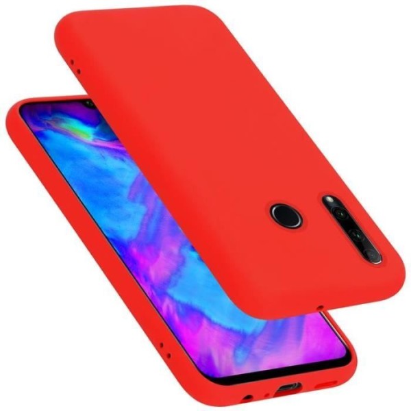 Cadorabo fodral för Honor 10i / 20i - i rött - Flexibel TPU silikon