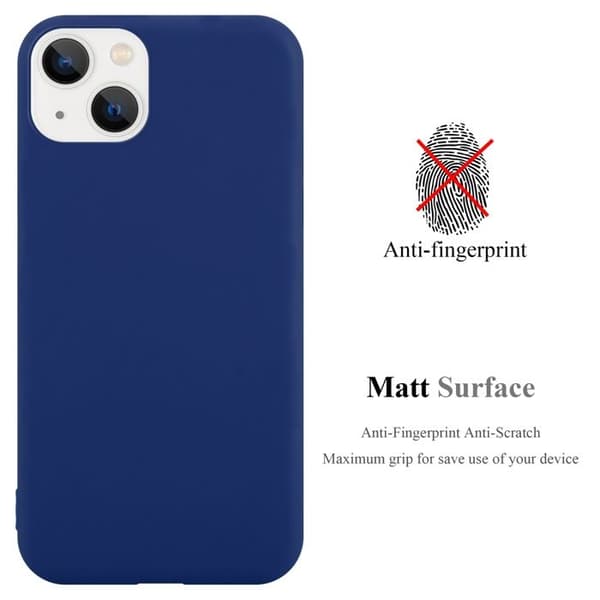Skal för iPhone 14 PLUS CANDY MÖRKBLEU Stötsäker Silikon Blå